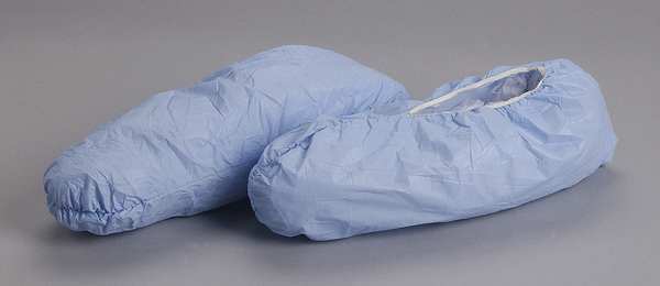 Critical CoverÂ® SureGripÂ® Shoe Covers, Anti-Skid, 2XL, Blue, PK300