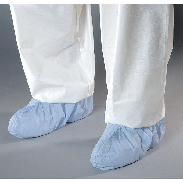 Critical CoverÂ® SureGripÂ® Shoe Covers, Anti-Skid, 2XL, Blue, PK300