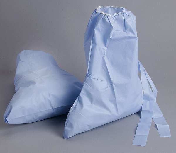 Critical CoverÂ® Boot Covers, Fluid Resistant, Universal, Blue, PK200