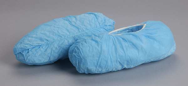 Critical CoverÂ® GenProÂ® Shoe Covers, Anti-Skid Sole, XL, Blue, PK300