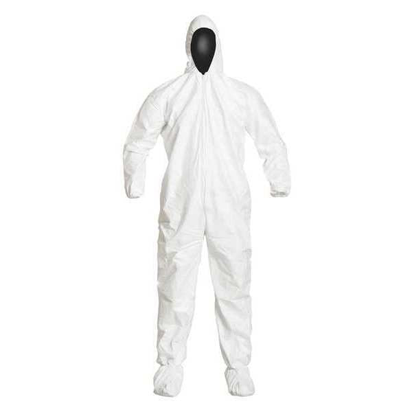 Coverall, White, Zipper