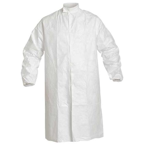 Disposable Frock, XL, White, PK30