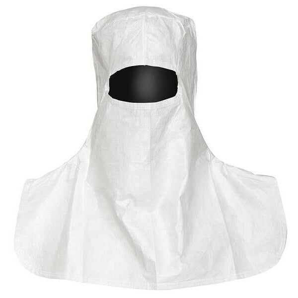 Tyvek Isoclean Cleanroom Hood, White, M, PK100