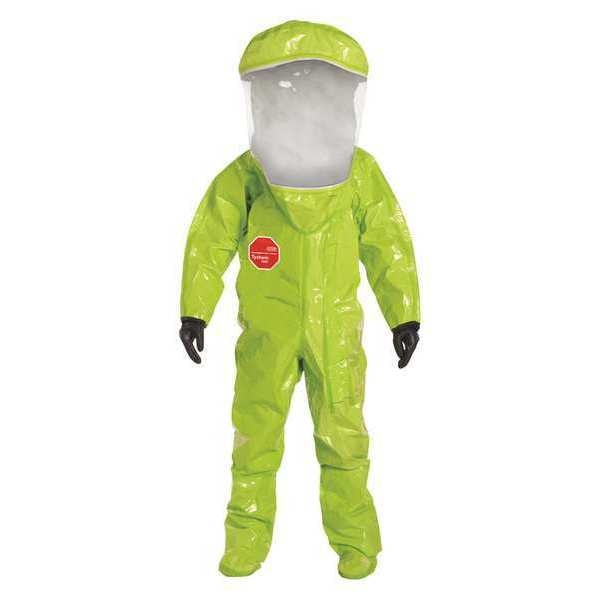 Encapsulated Training Suit, Yellow, Tychem(R) 10000, Zipper