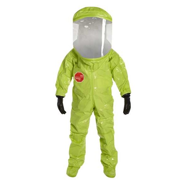 Encapsulated Suit, Yellow, Tychem(R) 10000, Zipper