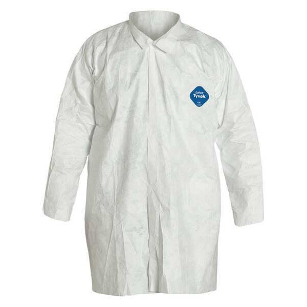 Disposable Frock, 2XL, White, PK30