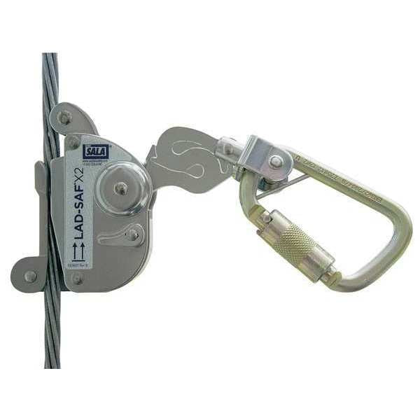 Cable Sleeve, 7 in, 310 lb Weight Capacity, Silver