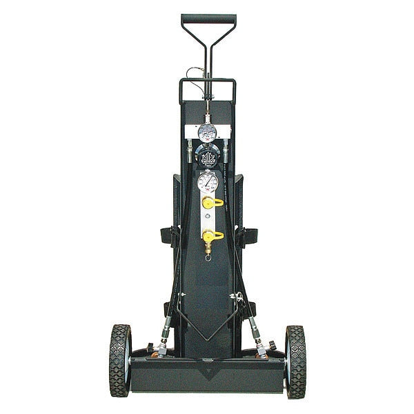 Air Cylinder Cart, 2 Cylinders, 4500 psi