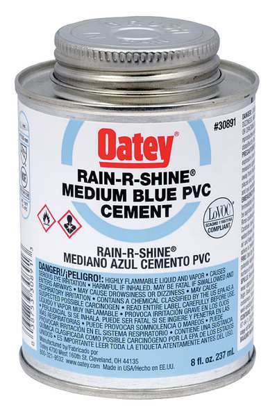 Cement, Low VOC, 8 oz., Blue