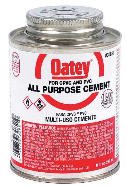 Cement, Low VOC, 8 oz., Clear