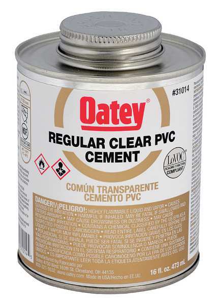 Cement, Low VOC, 16 oz., Clear