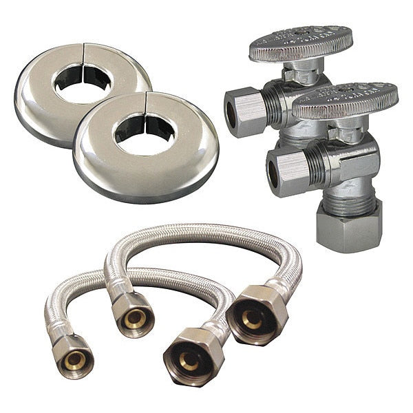 Faucet Supply Line, 3/8x1/2, 16in.L