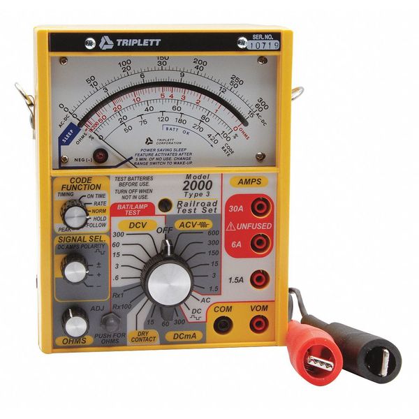 Analog Railroad Tester, 600V, 25 to 400 Hz