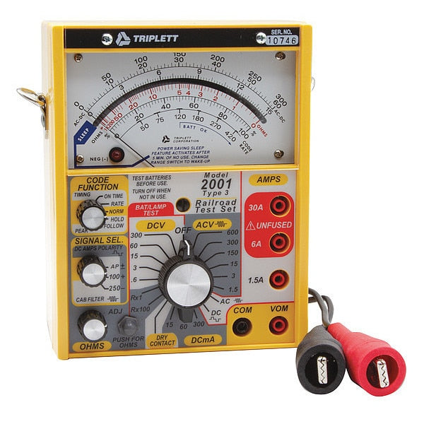 Analog Railroad Tester, 600V, 1000 Ohms