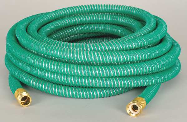 Water Hose, Rubber/Plastic, 5/8 in., 50 ft.