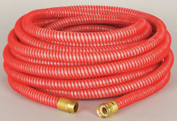 Water Hose, Rubber/Plastic, 5/8 in., 50 ft.