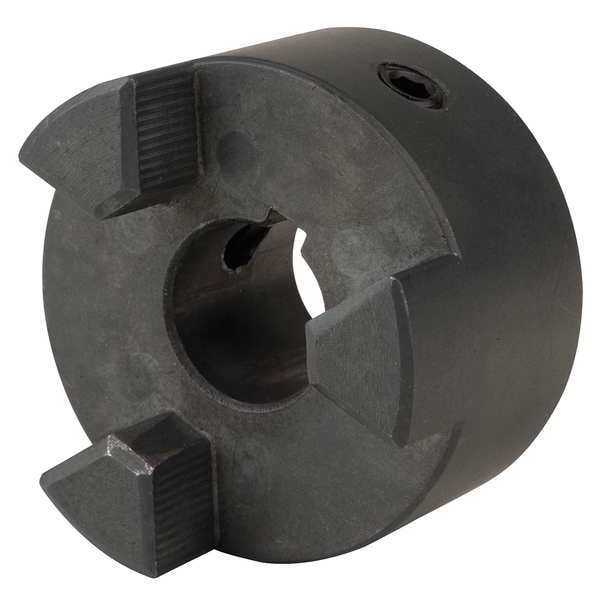 Jaw Coupling Hub, L075, Sintered Iron, 5/8