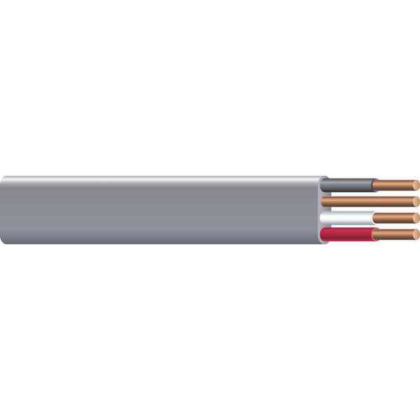 8 AWG 3 Conductor Nonmetallic Building Cable 600V 25 ft. GY