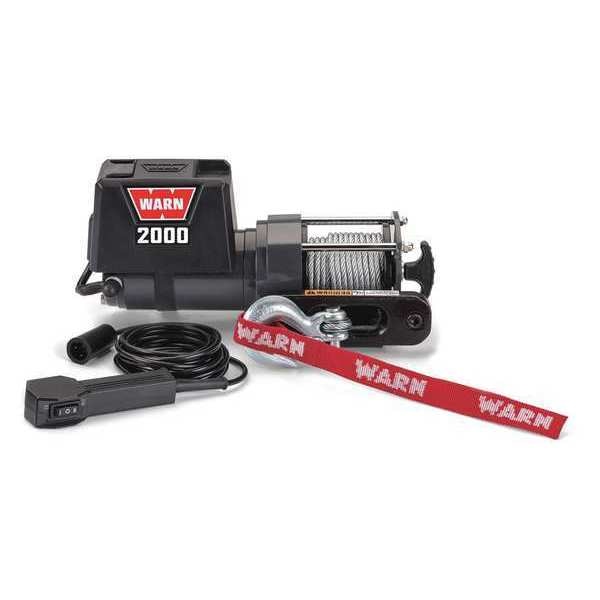Electric Winch, 1-3/5HP, 12VDC