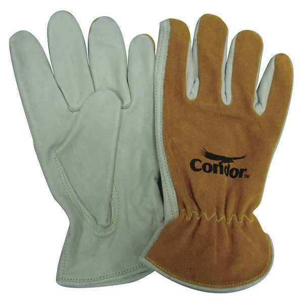 Leather Drivers Gloves, Cowhide, 2XL, PR