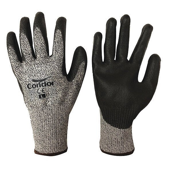 Cut Resistant Coated Gloves, A3 Cut Level, Polyurethane, XL, 1 PR