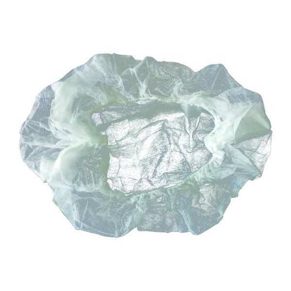 Bouffant Cap, White, Polypropylene PK100