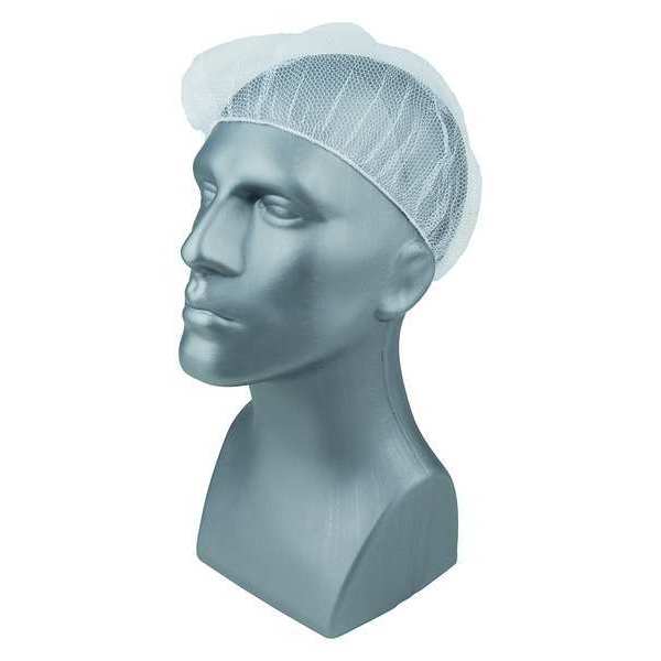 Hairnet, White, Nylon PK100