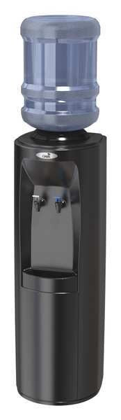 Cold, Room Temperature Bottled Water Dispenser - Black
