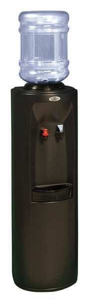 Cold, Hot Bottled Water Dispenser - Black