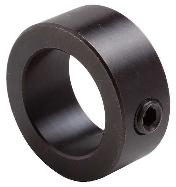 Shaft Collar, Set Screw, 1Pc, 1/8 In, St, PK3