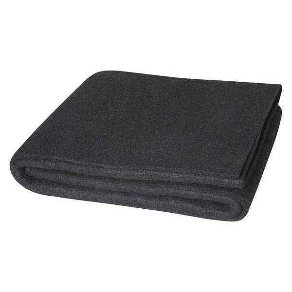 Welding Blanket, 4 ft. W, 6 ft., Black