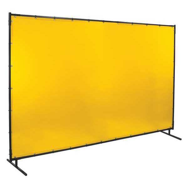 Welding Screen, 10 ft. W, 6 ft., Yellow