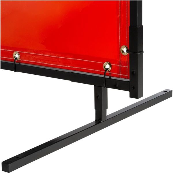 Welding Screen, 10 ft. W, 6 ft., Orange