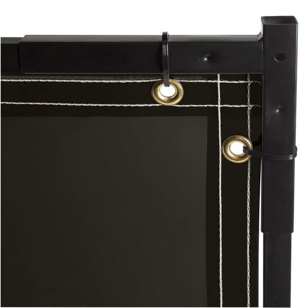 Protect-O-Screens (R) 6 ft Wx6 ft, Charcoal Gray