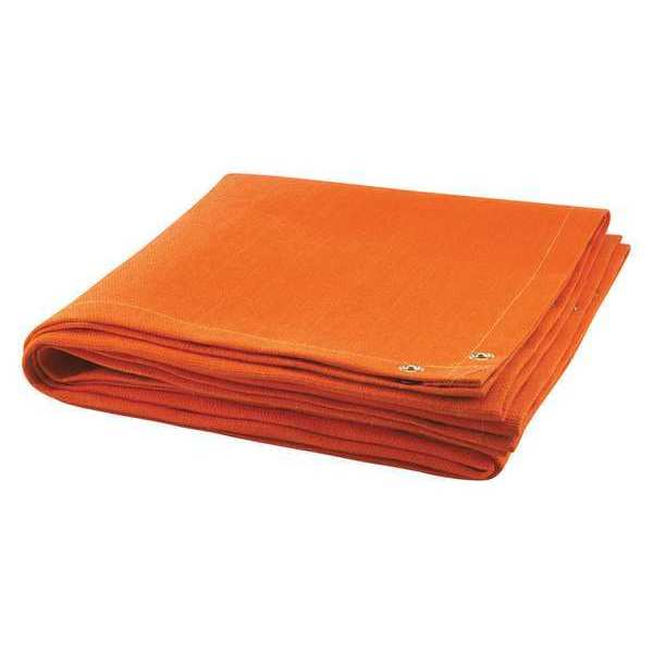 Welding Blanket, 8 ft. W, 6 ft., Orange