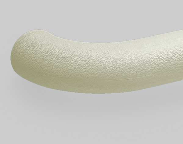 Left Handrail Return, Eggshell, 3In.