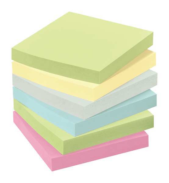 Recycled Sticky Notes, 3x3, Helsinki, PK12