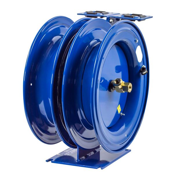 Combination Air/Water Reel, 3/8 in Hose Dia., 25 ft. Length, 300 psi