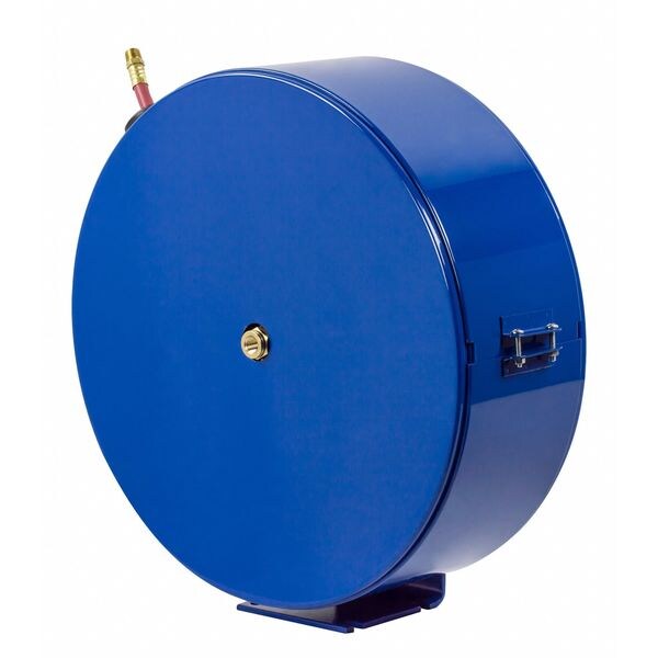 Spring Return Hose Reel, 1/4 in Hose Dia., 50 ft Length, 300 psi