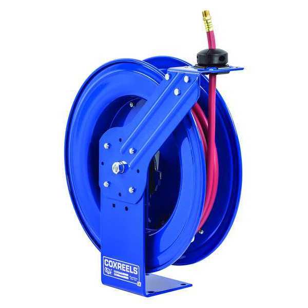 Spring Return Hose Reel, 1/2 in Hose Dia., 35 ft Length, 300 psi