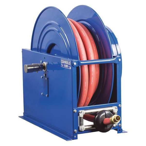 Spring Return Hose Reel, 3/4 in Hose Dia., 100 ft Length, 300 psi