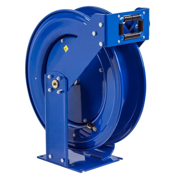 Spring Return Hose Reel, 1/4 in Hose Dia., 100 ft Length, 5,000 psi