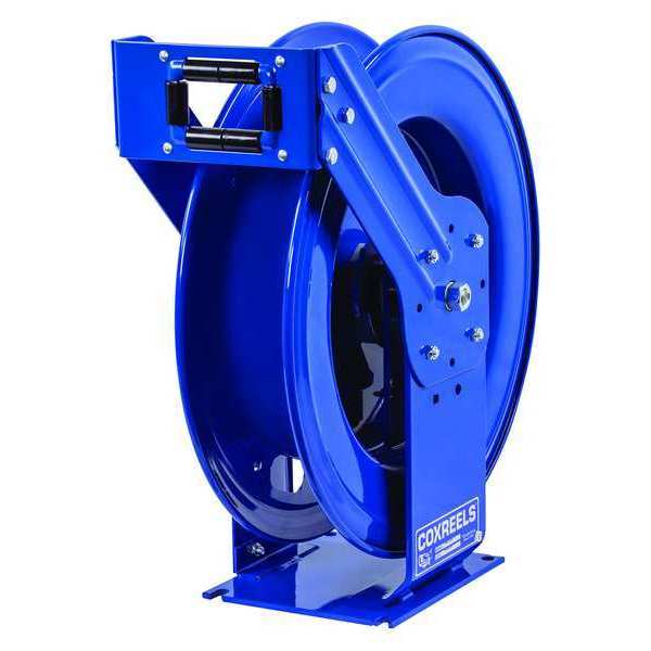 Spring Return Hose Reel, 1/4 in Hose Dia., 100 ft Length, 5,000 psi