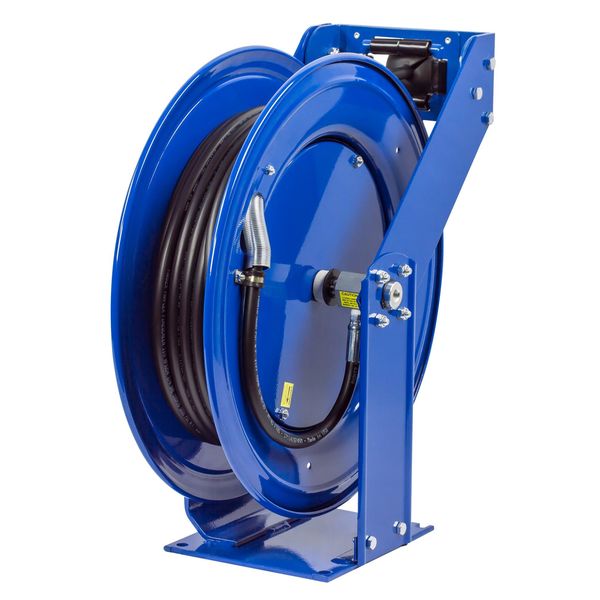 Spring Return Hose Reel, 3/8 in Hose Dia., 75 ft Length, 4,000 psi
