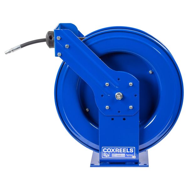 Spring Return Hose Reel, 3/8 in Hose Dia., 75 ft Length, 4,000 psi