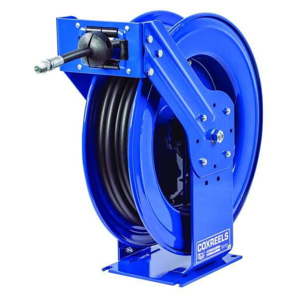Spring Return Hose Reel, 3/4 in Hose Dia., 75 ft Length, 1,500 psi