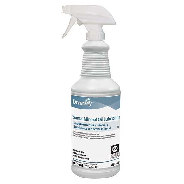 Mineral Oil Lubricant, Plastic, 32 Oz., PK6