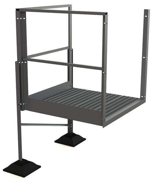 Crossover Turn Platform, 72in. Overall H.