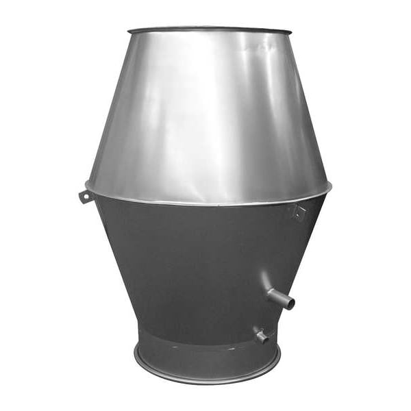 Jet Cap, Steel, 18 ga Thick, Round