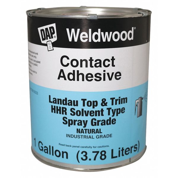 Contact Cement, Weldwood Landau Top and Trim Series, Natural, 1 gal, Can